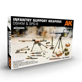 Infantry Support Weapon Set 1: DShKM & SPG-9 in 1:35