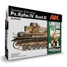 PZ.KPFW.IV AUSF.D AFRIKA KORPS+DAK PANZERFAHRER 1/35 in 1:35