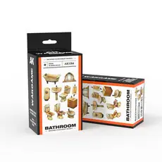 Badezimmer-Set für Tabletop-Spiele (Harz, 30-35 mm)