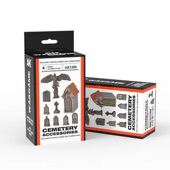 Friedhofszubehör-Wargaming-Set (Resin 30-35 mm)