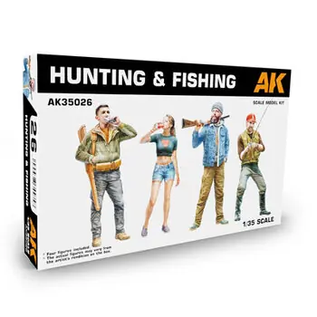 HUNTING & FISHING 1/35 SCALE in 1:35