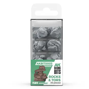 ROCKS & TORS - BASING BITS 12 Stück