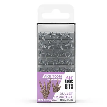 BULLET IMPACT FX - BASING BITS 43 Teile