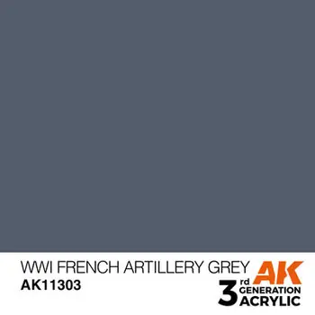 Französische Artillerie, Grau, 1. Weltkrieg