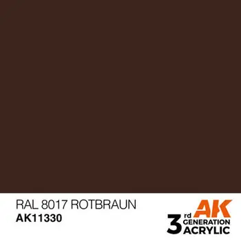 RAL 8017 Rotbraun