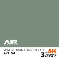 Deutsche Fokker Grey aus dem Ersten Weltkrieg