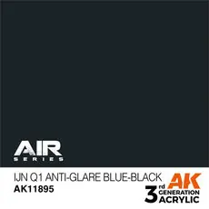 IJN Q1 Anti-Glare Blau-Schwarz