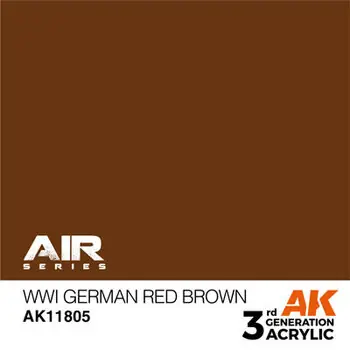 WWI Deutsches Rotbraun
