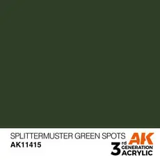Splittermuster Grüne Flecken