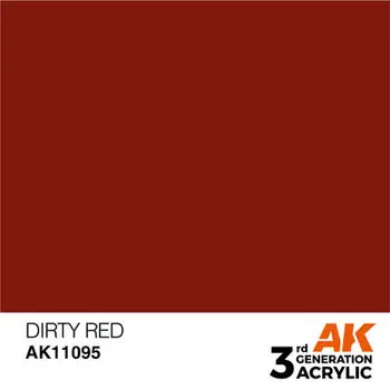 Schmutziges Rot 17ml