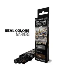 WAFFEN - SET 3 ECHTE FARBENMARKER