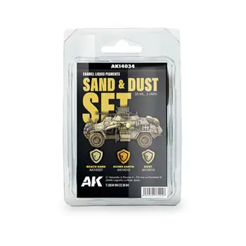 SAND & DUST SET - Flüssigpigment (3 ref)