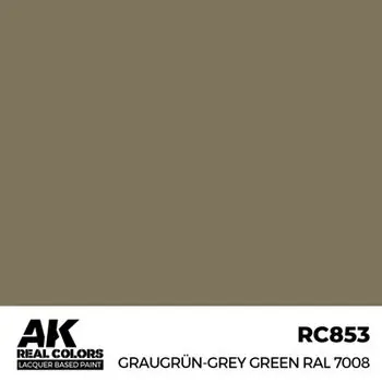 Real Colors: Graugrün-Grey Green RAL 7008 17 ml.