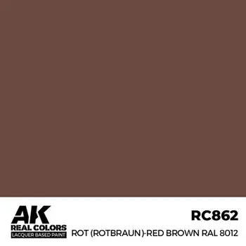 Real Colors: Rot (Rotbraun)-Red Brown RAL 8012 17 ml.