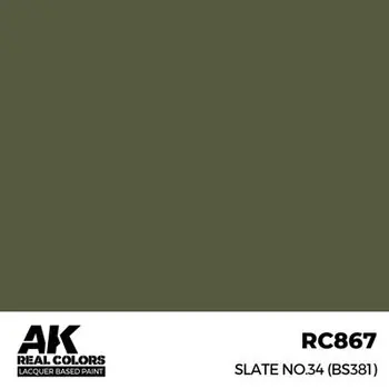 Real Colors: Slate Nr. 34 (BS381) 17 ml.