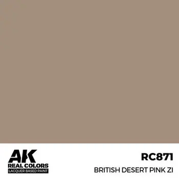 Real Colors: British Desert Pink ZI 17 ml.