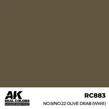 Real Colors: Nr. 9/Nr. 22 Olivgrün (2. Weltkrieg) 17 ml.
