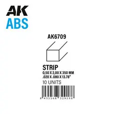 Streifen 0,50 x 2,00 x 350mm - ABS STRIP
