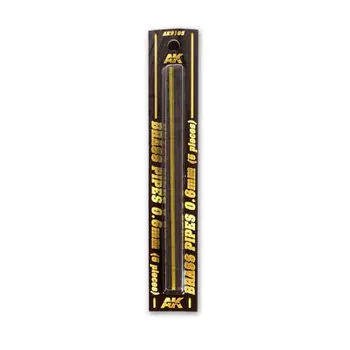 Messingrohre 0,6 mm, 5 Stück