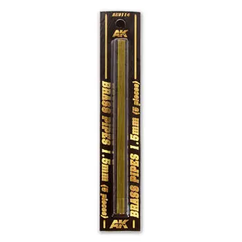 Messingrohre 1,5 mm, 5 Stück