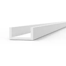 U-Kanal 3,0 Breite x 350 mm - STYROLSTREIFEN