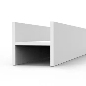 Balken H-Form 4,0 x 4,0 x 350 mm x 3 Einheiten STYROL