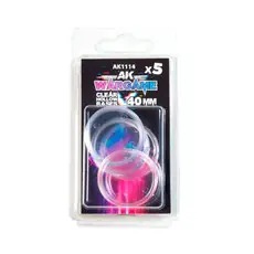 CLEAR HOLLOW BASE 40mm - 5 units CLEAR HOLLOW BASE 40mm - 5 units