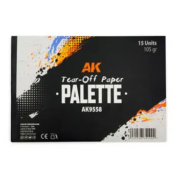 Abreißpalette aus Papier, 15 Blatt