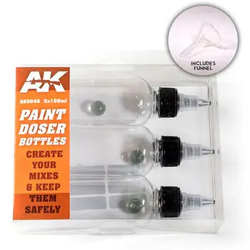 Farbdosierflaschen 3x100 ml
