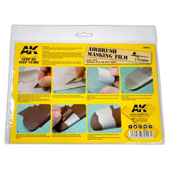 Airbrush-Maskierfolie - 2 Stück