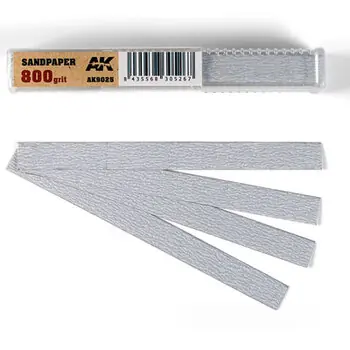 Trockenschleifpapier 800er Körnung x 50 Einheiten
