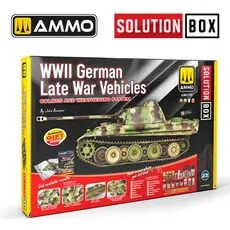 SOLUTION BOX 23 -WWII German Late War Vehicles. Colors and Weathering System