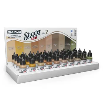 Shader Matt Vol.2 Display (10 kind of 17 ml Shaders Matt x 4 pcs. each)