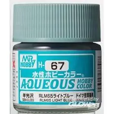 Aqueous wässrige Hobbyfarben (10 ml) RLM65 Hellblau
