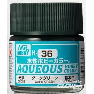 Aqueous wässrige Hobbyfarben (10 ml) Dunkelgrün