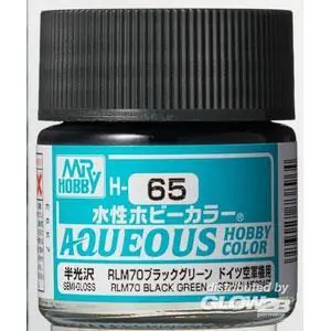Aqueous wässrige Hobbyfarben (10 ml) RLM70 Schwarzgrün