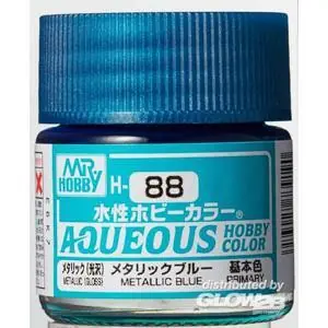Aqueous wässrige Hobbyfarben (10 ml) Metallic Blue