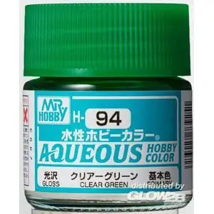 Aqueous wässrige Hobbyfarben (10 ml) Klargrün
