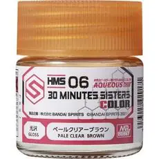 Mr Hobby -Gunze Hobby-Farben auf Wasserbasis (10 ml) 30 MINUTES SISTERS Pale Clear Brown