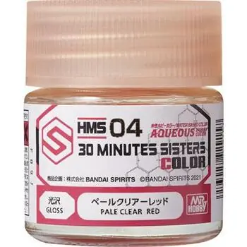 Mr Hobby -Gunze Hobby-Farben auf Wasserbasis (10 ml) 30 MINUTES SISTERS Pale Clear Red
