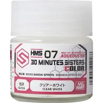 Mr Hobby -Gunze Hobby-Farben auf Wasserbasis (10 ml) 30 MINUTES SISTERS Clear White