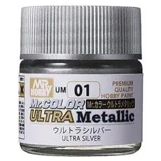 Mr Hobby -Gunze Mr. Color Ultra Metallic (10 ml) Ultra Silber