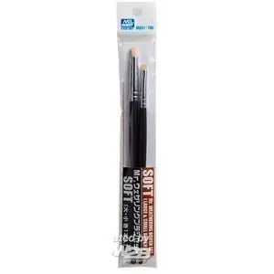 Mr Hobby -Gunze Mr. Weathering Pinselset weich