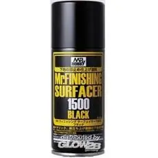 Mr Hobby -Gunze Mr. Finishing Surfacer Acer 1500 Black (170 ml)