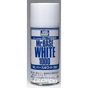 Mr Hobby -Gunze Mr. Base White 1000 Spray (180 ml)