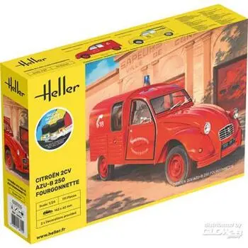 STARTER KIT Citroen 2CV AZU-B 250 Fourgonnette in 1:24