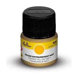 Peinture Acrylic 024 jaune entrainement mat