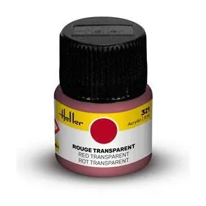 Peinture Acrylic 321 rouge transparent