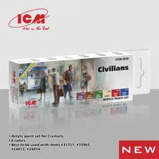 Acrylic paint set for Civilians 6 x 12 ml