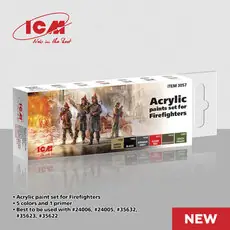 Acrylic Paint Set for Firefighters 6 x12 ml
